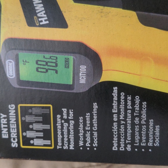 Hawkeye non contact infrared thermometer - Picture 6 of 6
